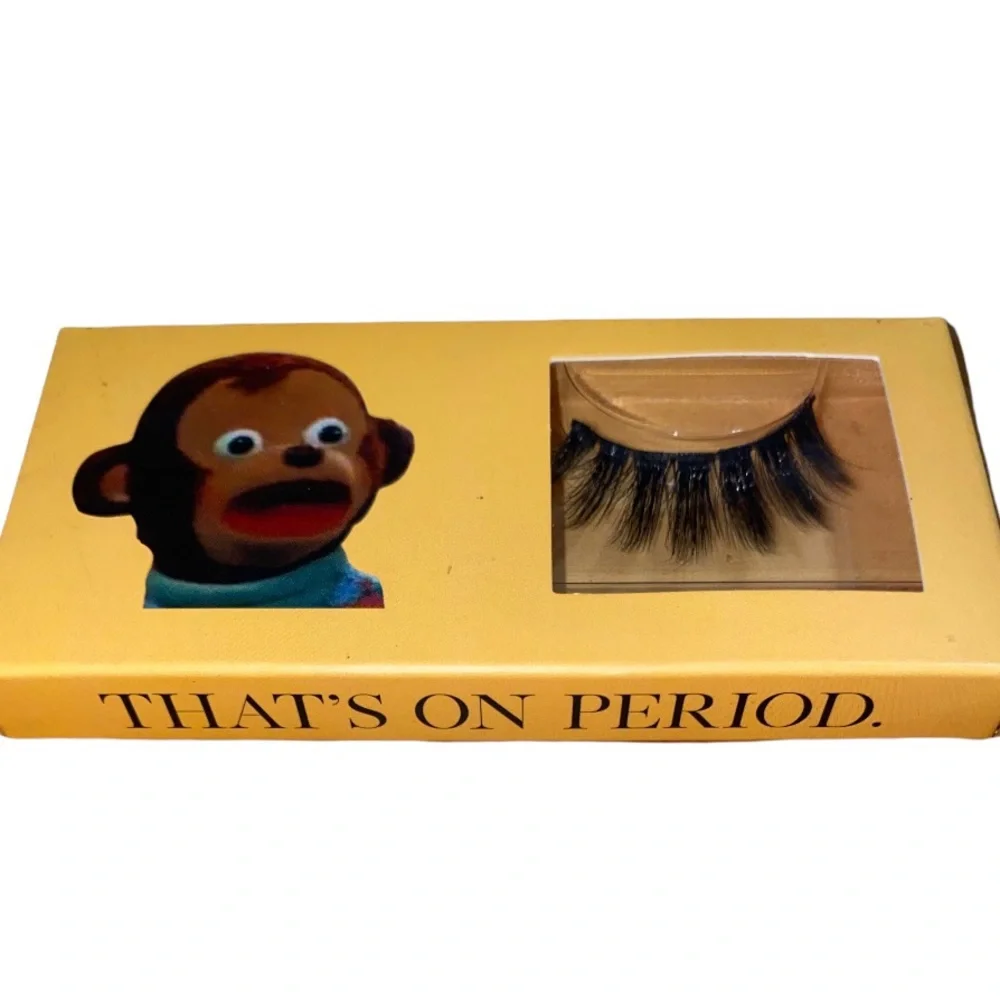 Loha Premium 3D Faux Mink Reusable Lashes 2 Pair Bundle in Meme Themed Boxes